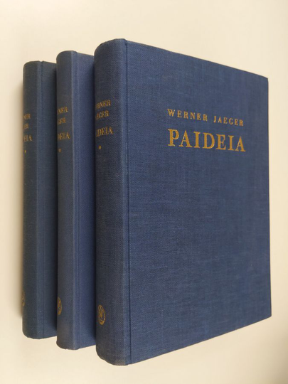 Werner Jaeger : Paideia : die formung des griechischen menschen 1-3