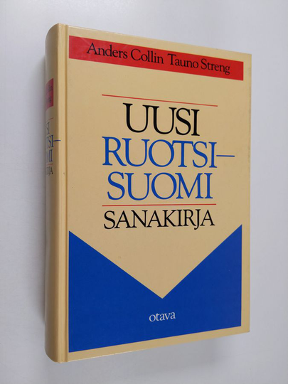 Anders Collin : Uusi ruotsi-suomi sanakirja