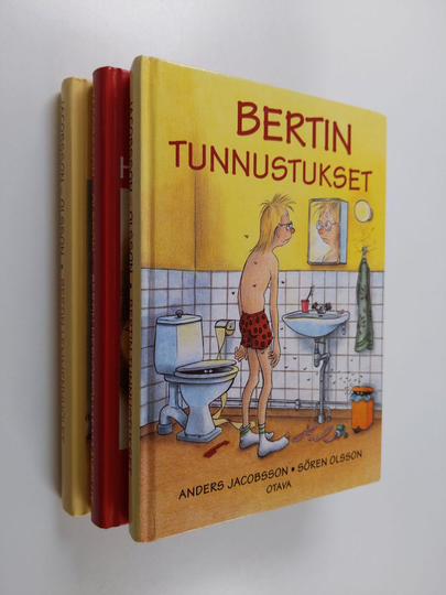 Bertin setti 3 kirjaa : Bertin tunnustukset ; Bertin hervottomat haaveilut ; Bertin lemmenhuolet