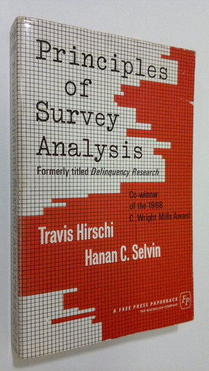 Travis Hirschi : Principles of survey analysis
