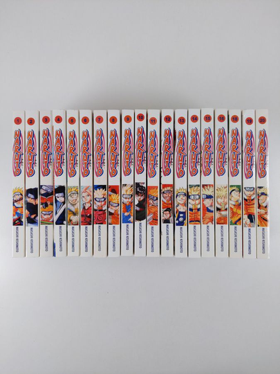 Masashi Kishimoto : Naruto 1-20 (osa 17 puuttuu)