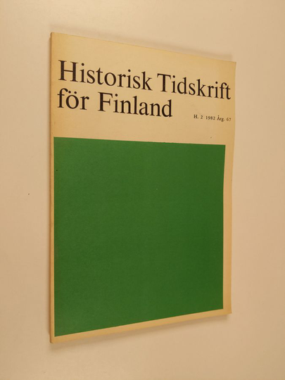 Historisk Tidskrift För Finland 2/1982