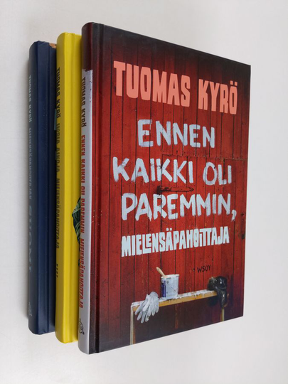 mielensäpahoitaja setti 3 kirjaa : Ennen kaikki oli paremmin ; Ilosia aikoja ; Mielensäpahoittajan Suomi