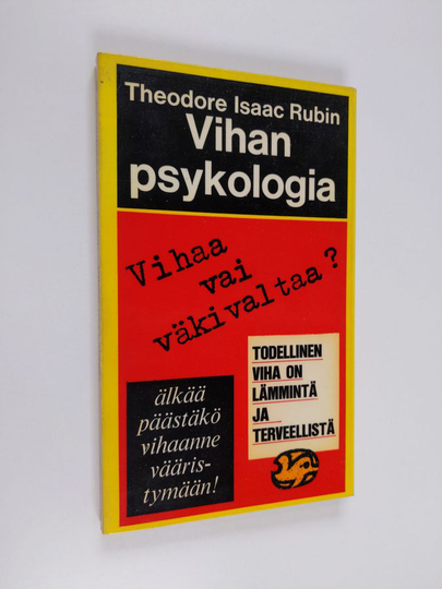 Theodore Isaac Rubin : Vihan psykologia