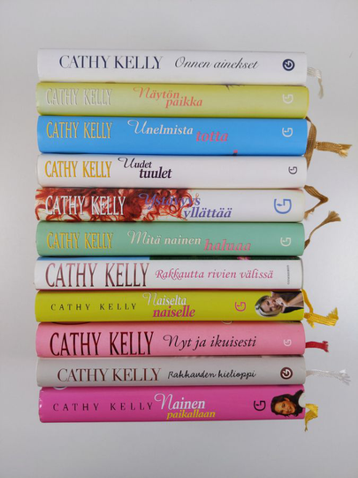 Cathy Kelly : Cathy Kelly-paketti (11-kirjaa) : Onnen ainekset ; Ystävyys yllättää ; Uudet tuulet ; Mitä nainen haluaa ; Unelmista totta ; Nainen ...