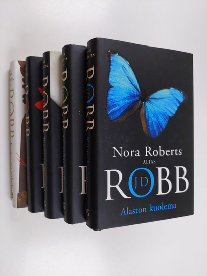 roberts nora : Eve Dallas -sarja, osat 1-4 ja 6: Alaston kuolema, Maineikas kuollessaan, Kuoleman ikuistama, Kuoleman hurmio, Kuoleman enkeli