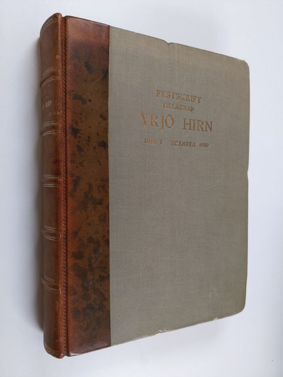 Gunnar Castren : Festskrift tillägnad Yrjö Hirn den 7 december 1930