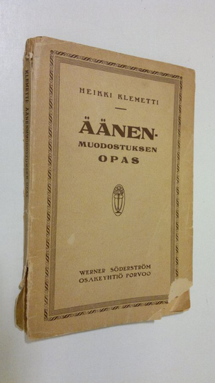 Heikki Klemetti : Äänenmuodostuksen opas