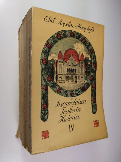 Eliel Aspelin-Haapkylä : Suomalaisen teatterin historia I-IV : Teatterin esihistoria ja perustaminen ; Puhenäyttämön alkuvuodet ja suomalainen ...