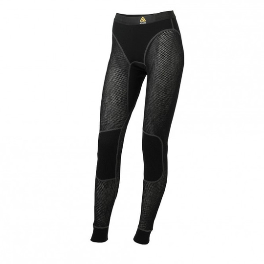 Aclima Woolnet Longs W' S - Jet Black - Naiset - S