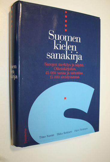 Timo ym. Nurmi : Suomen kielen sanakirja
