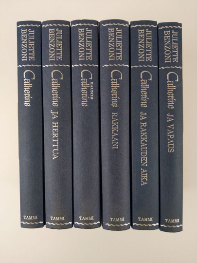 Juliette Benzoni : Catherine-paketti (6 kirjaa) : Catherine / Catherine ja herttua / Kaunis Catherine / Catherine rakkaani / Catherine ja ...