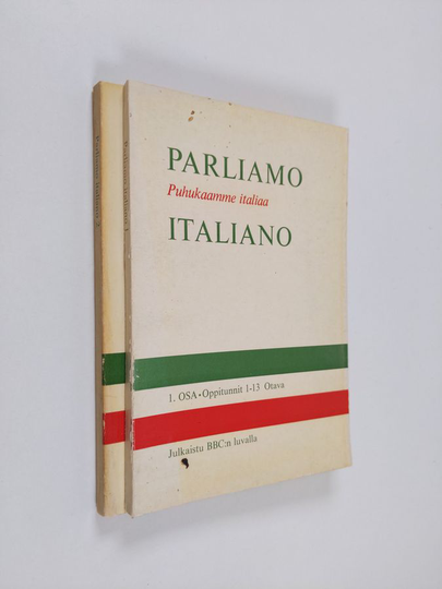 Toni Cerutti : Parliamo italiano : Puhukaamme italiaa : 30 oppituntia käsittävä TV-kurssi 1-2, Oppitunnit 1-30