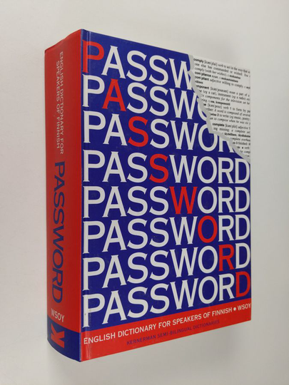 Password : English dictionary for speakers of Finnish