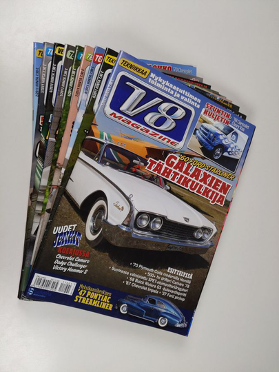 V8 Magazine vuosikerta 2011 (1-9, puuttuu nro.10)