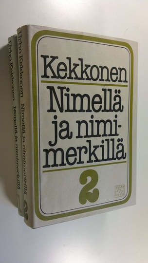 Urho Kekkonen : Nimellä ja nimimerkillä 1-2