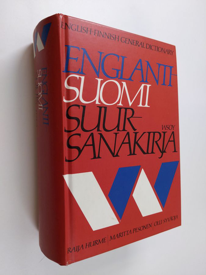 Raija Hurme : Englanti-suomi suursanakirja = English-Finnish general dictionary