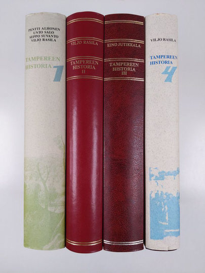 Tampereen historia 1-4 : Vaiheet ennen 1840-lukua ; 1840-luvulta vuoteen 1905 ; Vuodesta 1905 vuoteen 1945 ; Vuodesta 1944 vuoteen 1990