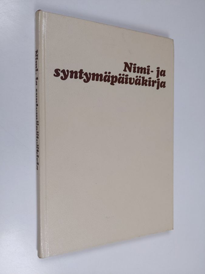 Nimi- ja syntymäpäiväkirja
