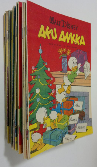 Walt Disney : Aku Ankka vuosikerta 1974 (puuttuu nrot 1,6,12-13,24-26,28,38,46)