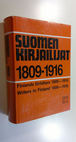 Suomen kirjailijat 1809-1916 : pienoiselämäkerrat, teosbibliografiat, tutkimusviitteet = Finlands författare 1809-1916 : kortbiografier, ...
