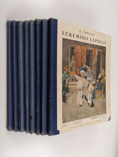 Zacharias Topelius : Lukemisia lapsille 1-8 : suomalaisten ja ruotsalaisten taiteilijain kuvittama painos
