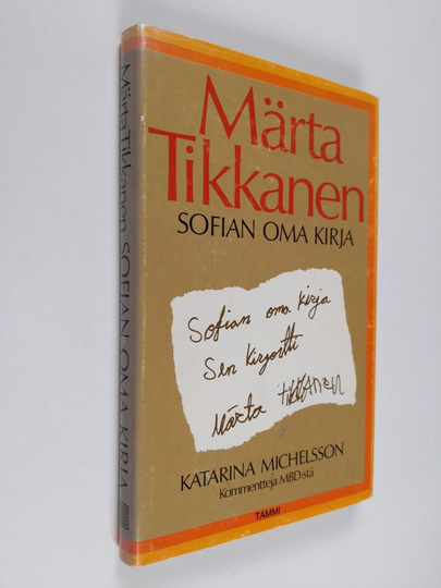 Märta Tikkanen : Sofian oma kirja