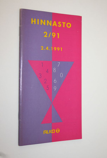Alkon hinnasto 2/91