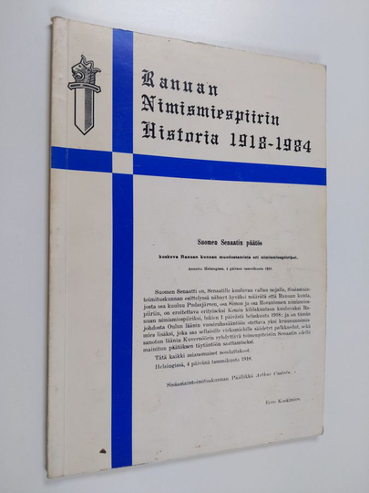 Ranuan nimismiespiirin historia 1918-1984
