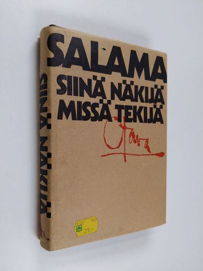 Hannu Salama : Siinä näkijä missä tekijä : romaani