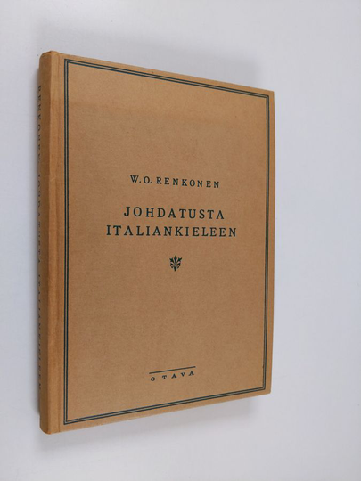 W. O. Renkonen : Johdatusta italiankieleen