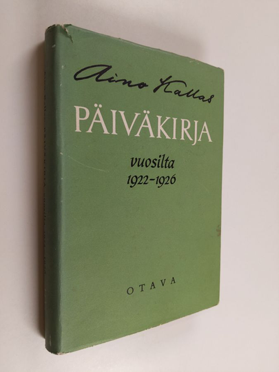 Aino Kallas : Päiväkirja vuosilta 1922 -1926