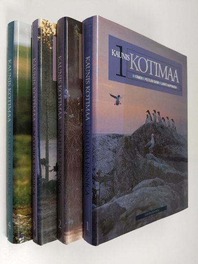 Kaunis kotimaa 1-4 : Natura Fennica : Itämeri ; Peltojen Suomi ; Luonto kaupungissa ; Järvet ; Metsät ; Pohjanlahti ; Suot ; Lakeus ; Länsipohja ; ...