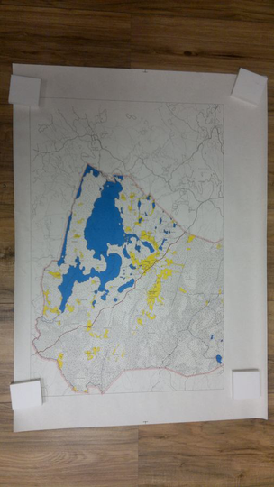 Iijärvi - Iso Jijärvi (luovutetun Karjalan kartta)