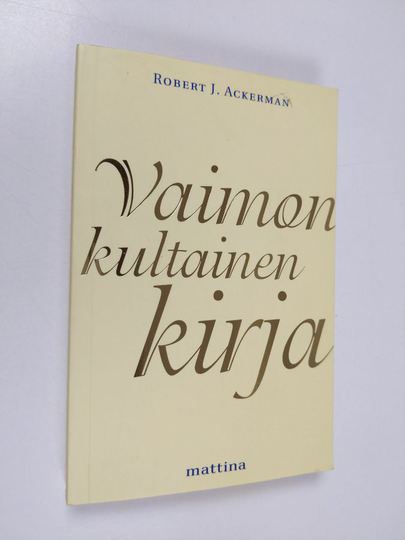 Robert J. Ackerman : Vaimon kultainen kirja