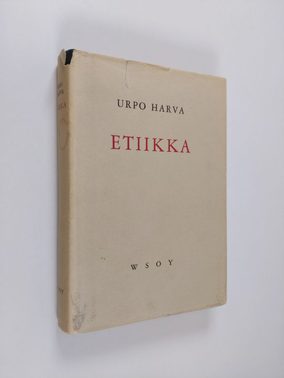 Urpo Harva : Etiikka