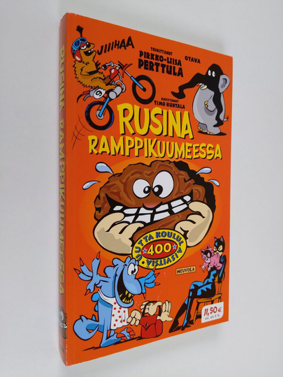Pirkko-Liisa Perttula (toim.) : Rusina ramppikuumeessa : 400 uutta koululaisvitsiä