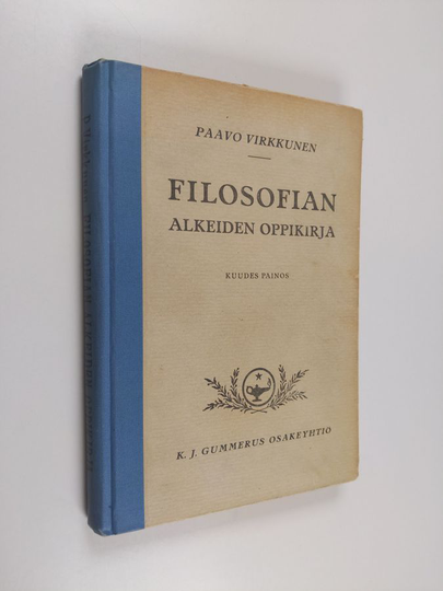 Paavo Virkkunen : Filosofian alkeiden oppikirja