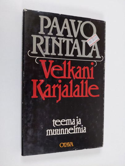 Paavo Rintala : Velkani Karjalalle : teema ja muunnelmia
