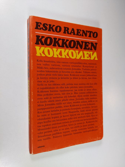 Esko Raento : Kokkonen : Romaani