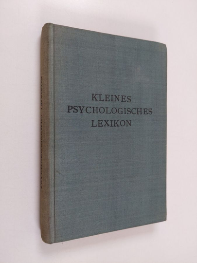 W. Toman ym. : Kleines psychologisches lexikon : ein fachwörterbuch