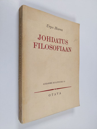 Urpo Harva : Johdatus filosofiaan