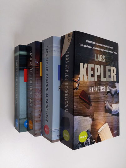 Kepler Lars : Paganini ja paholainen ; Hypnotisoija ; Tulitodistaja ; Nukkumatti