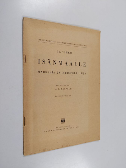 Isänmaalle marsseja ja muistolauluja