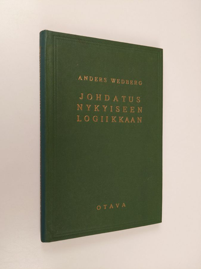 Anders Wedberg : Johdatus nykyiseen logiikkaan