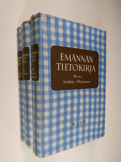 Mandi Hannula ym. : Emännän tietokirja 1-3