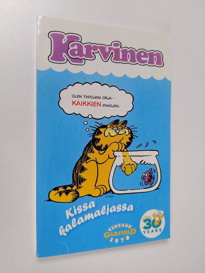 Jim Davis : Karvinen : kissa kalamaljassa