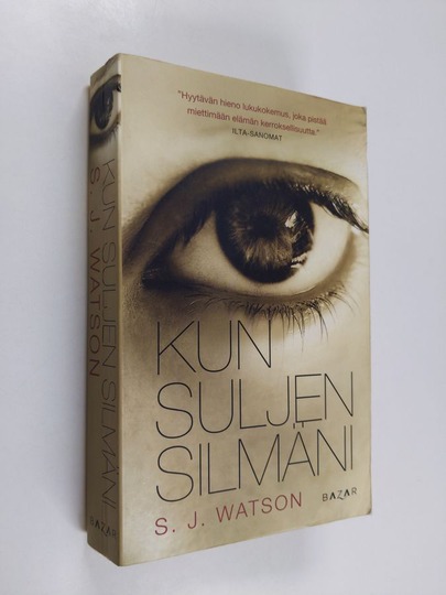 S. J. Watson : Kun suljen silmäni