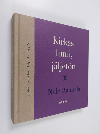 Niilo Rauhala : Kirkas lumi, jäljetön : runoja