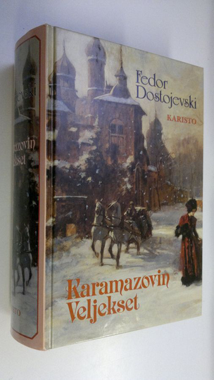 F. M. Dostojevski : Karamazovin veljekset (väärinpäin sidottu, painovirheellinen kappale)